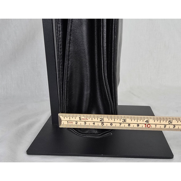 Hillard & Hansen Leather Shoulder Bag Black Card Holder Snap & Zipper Closures - Picture 15 of 16